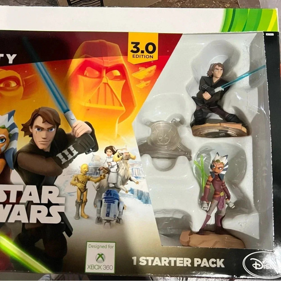 XBOX 360 Disney Infinity STAR WARS Video Game Starter Pack 3.0 Edition NEW - Picture 12 of 12
